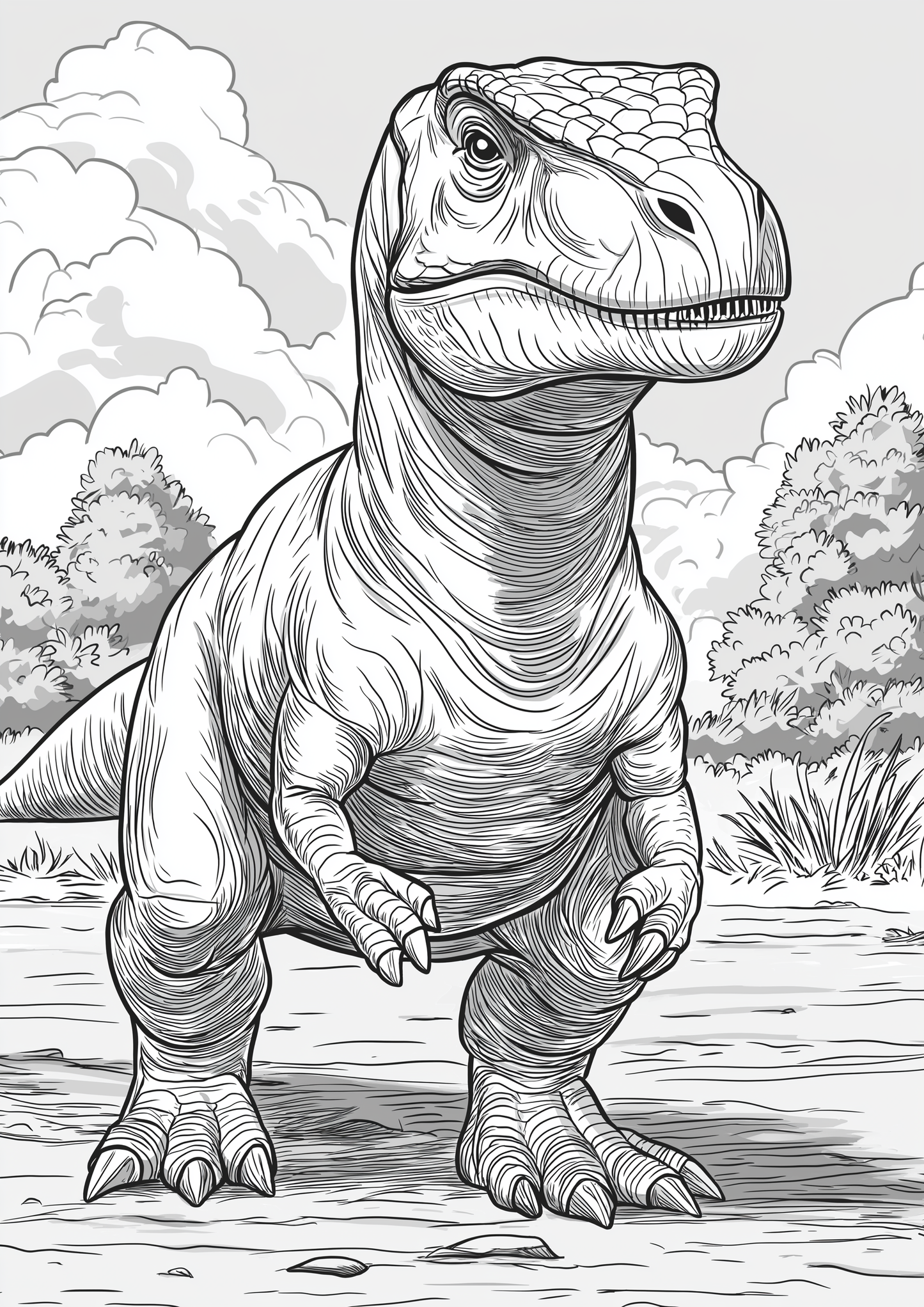 Dinosaur Colouring Book 30 Pages