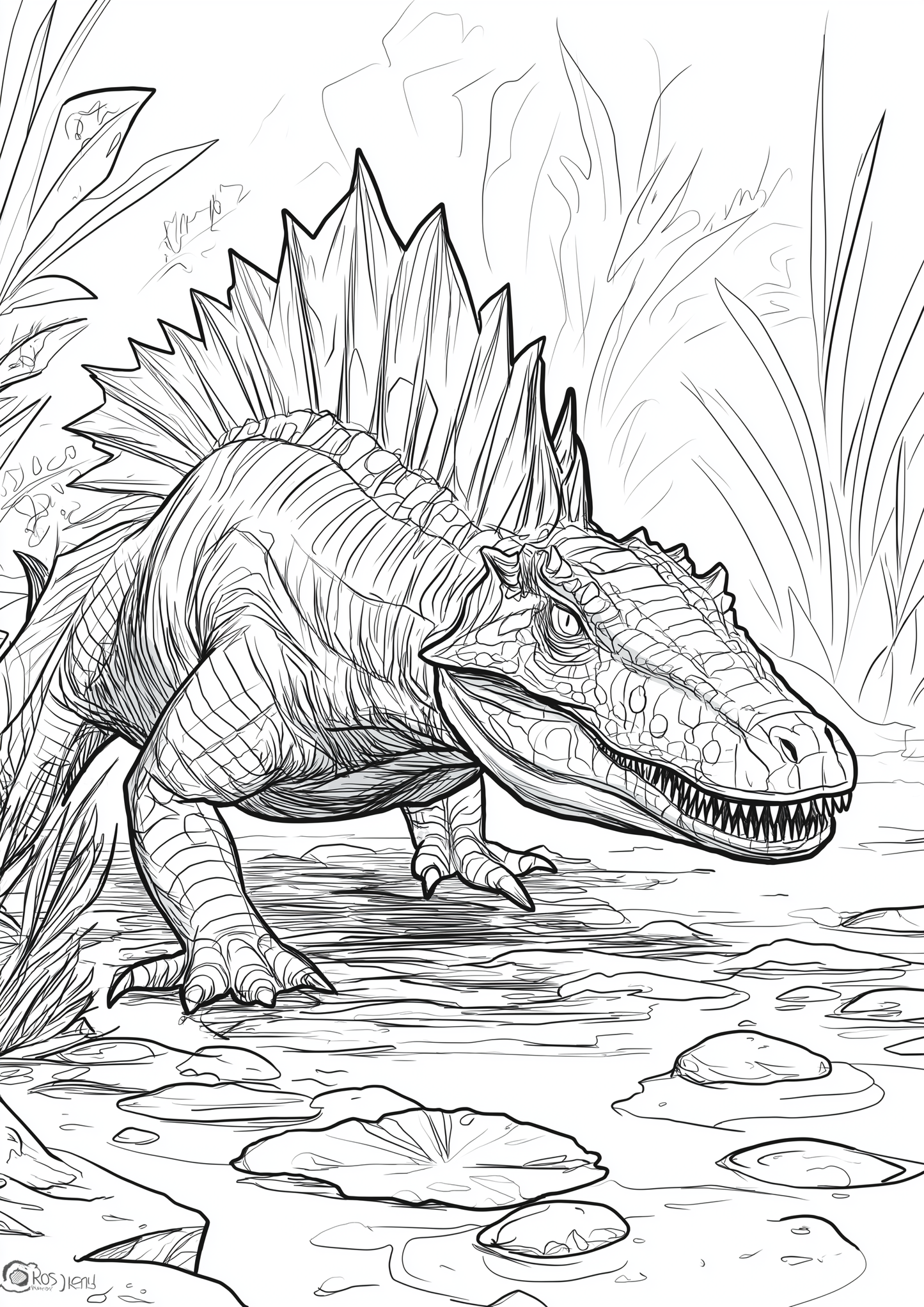 Dinosaur Colouring Book 30 Pages