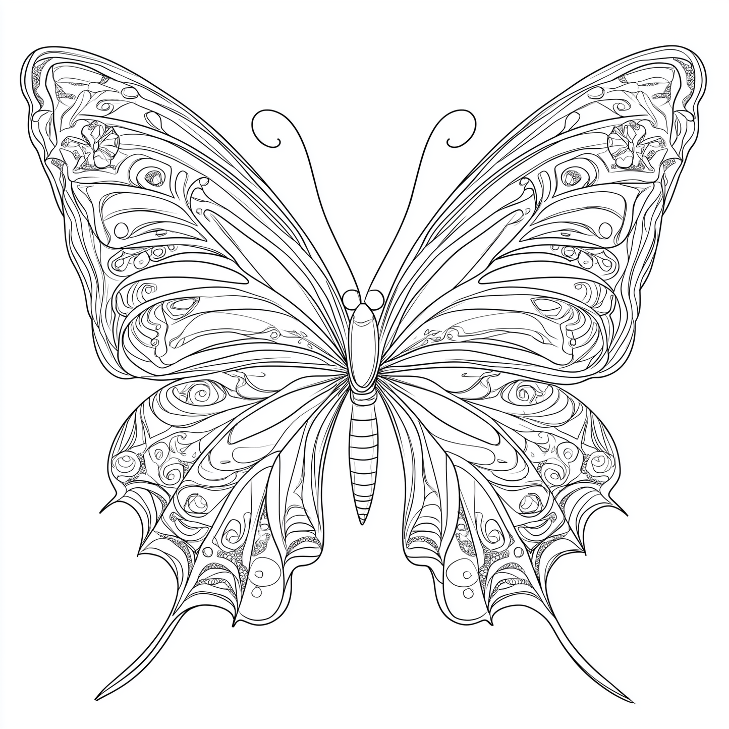 Butterfly Colouring Book 30 Pages