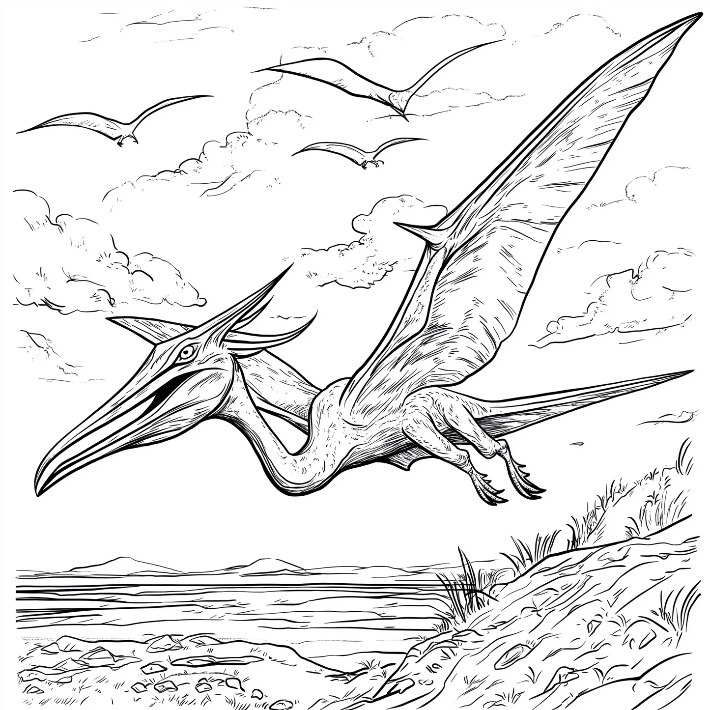Dinosaur Colouring Book 30 Pages
