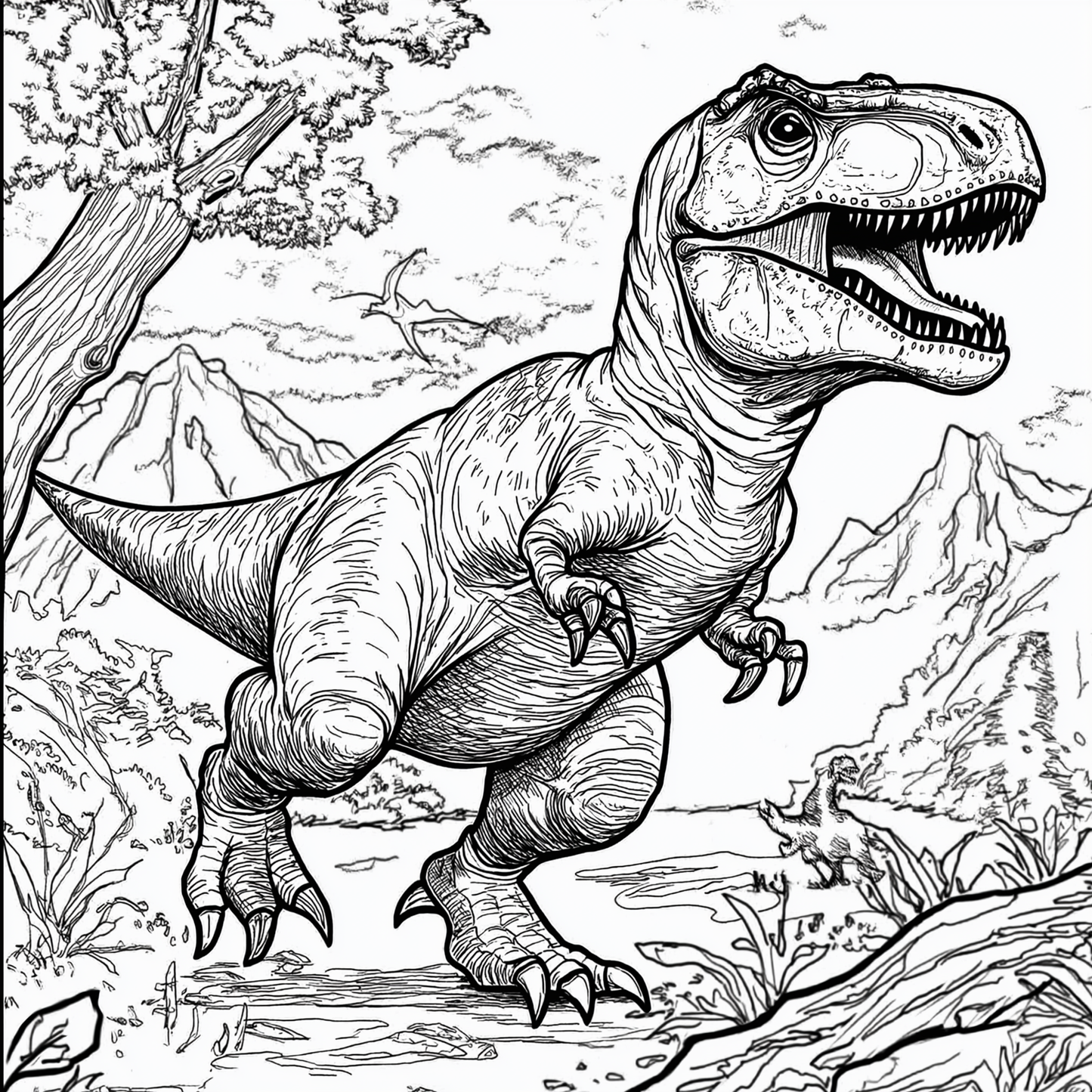 Dinosaur Colouring Book 30 Pages