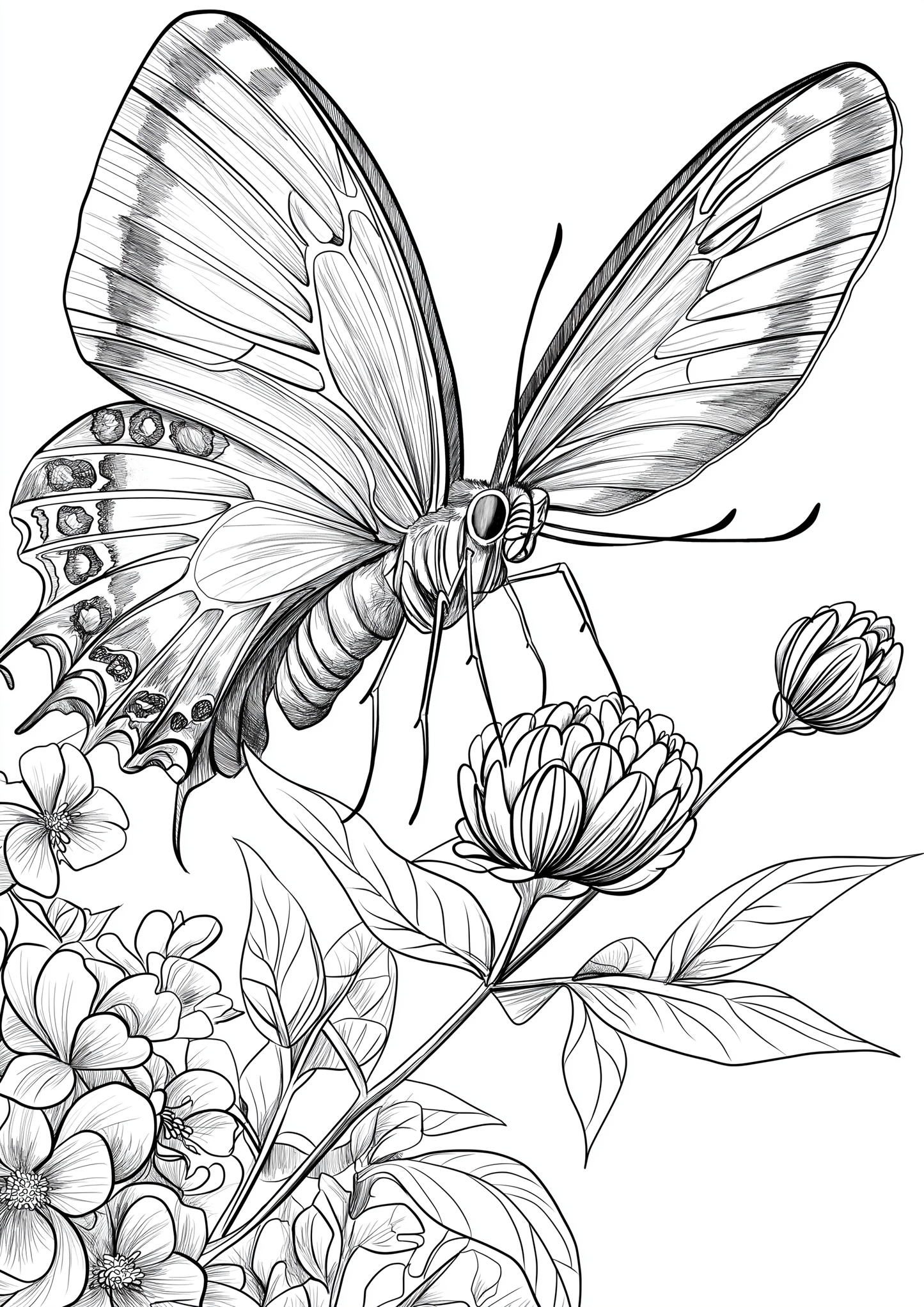 Butterfly Colouring Book 30 Pages