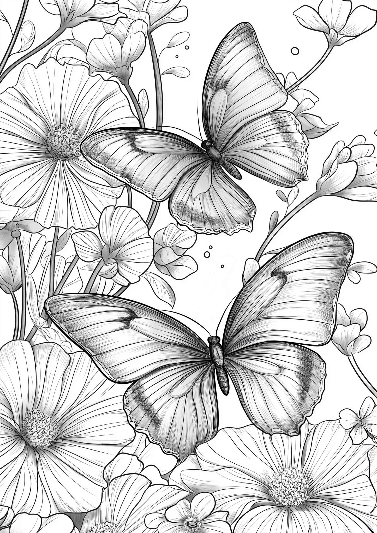 Butterfly Colouring Book 30 Pages