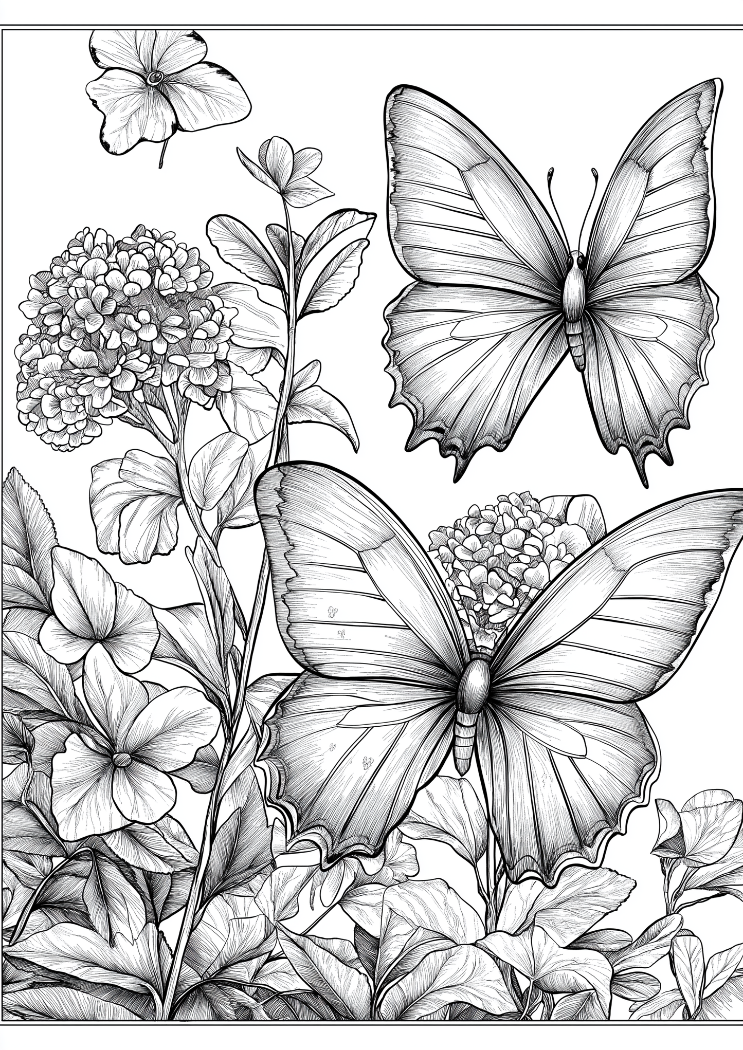 Butterfly Colouring Book 30 Pages