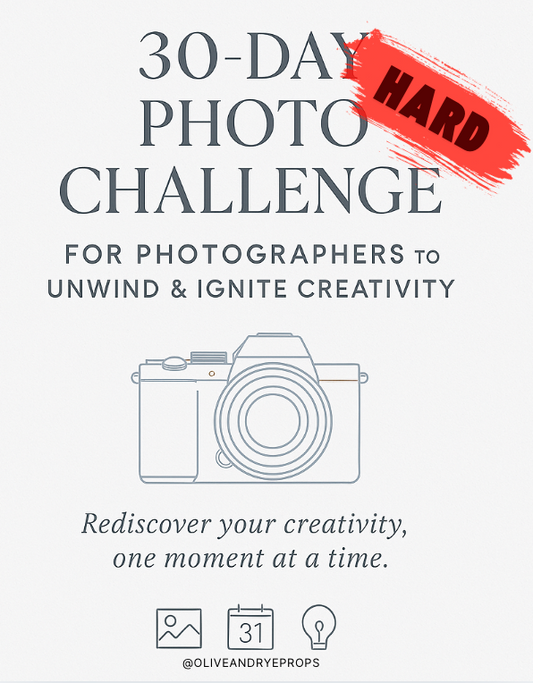 30 day Photographers Challenge - HARD