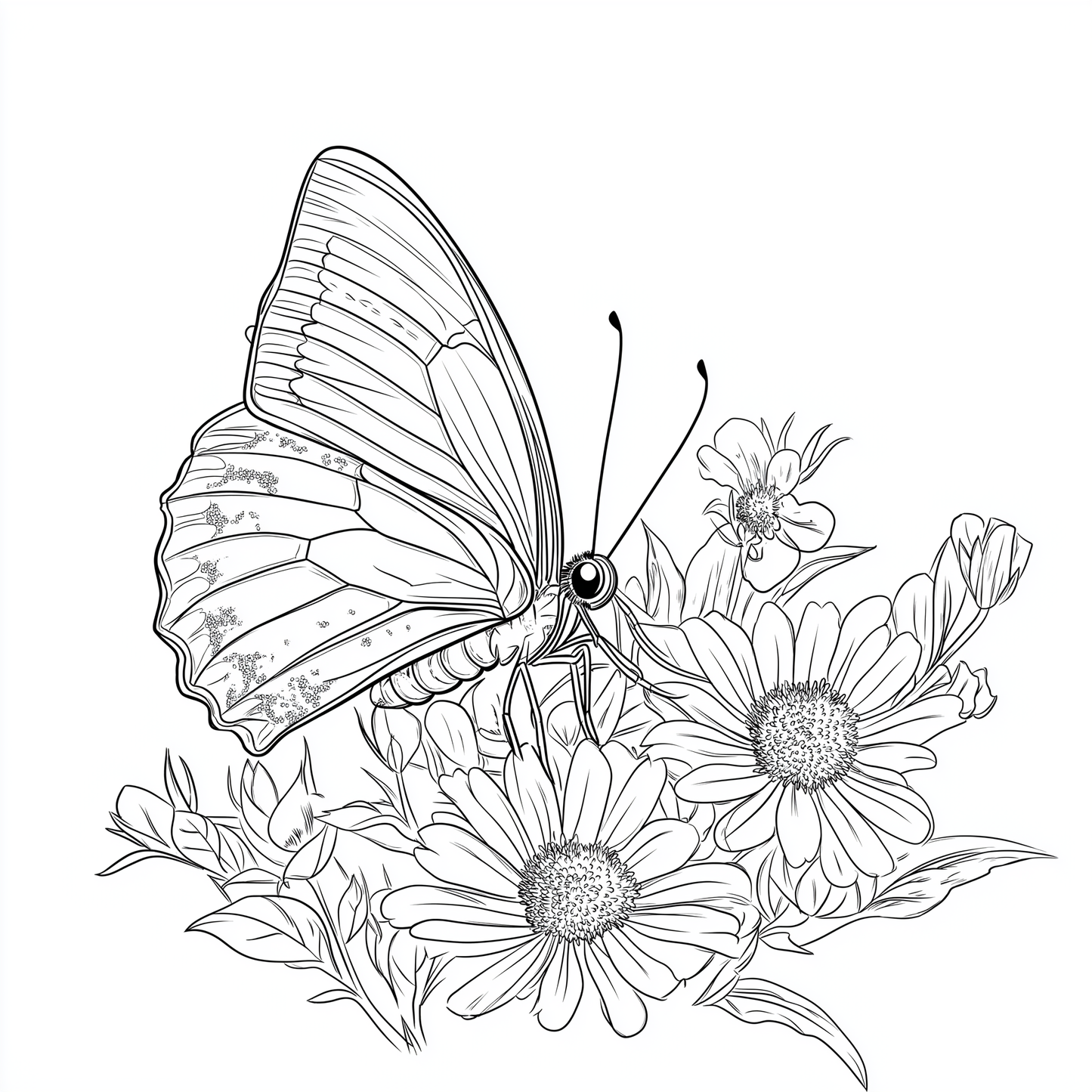 Butterfly Colouring Book 30 Pages