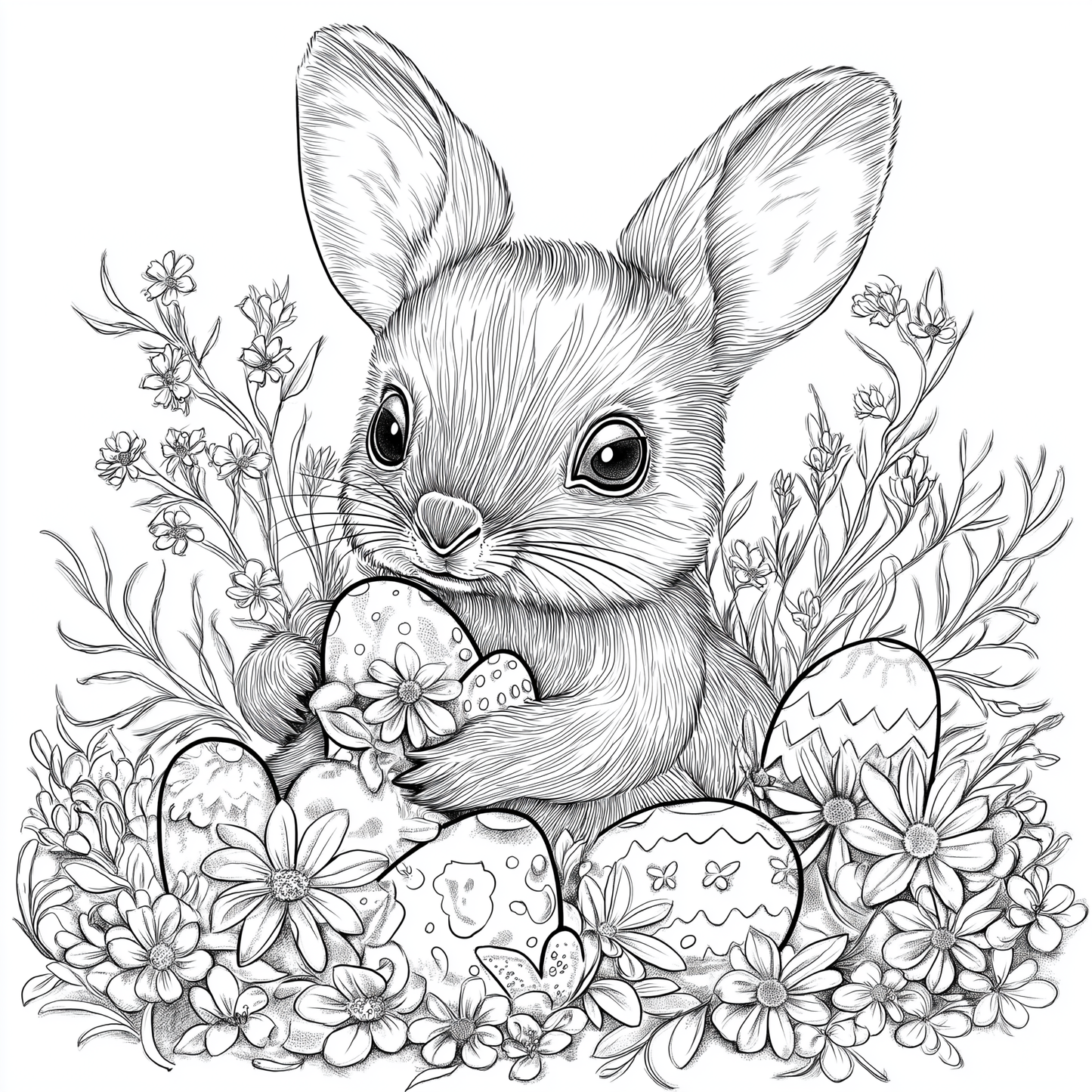 XL Australian Easter Colouring Book - 70 pages