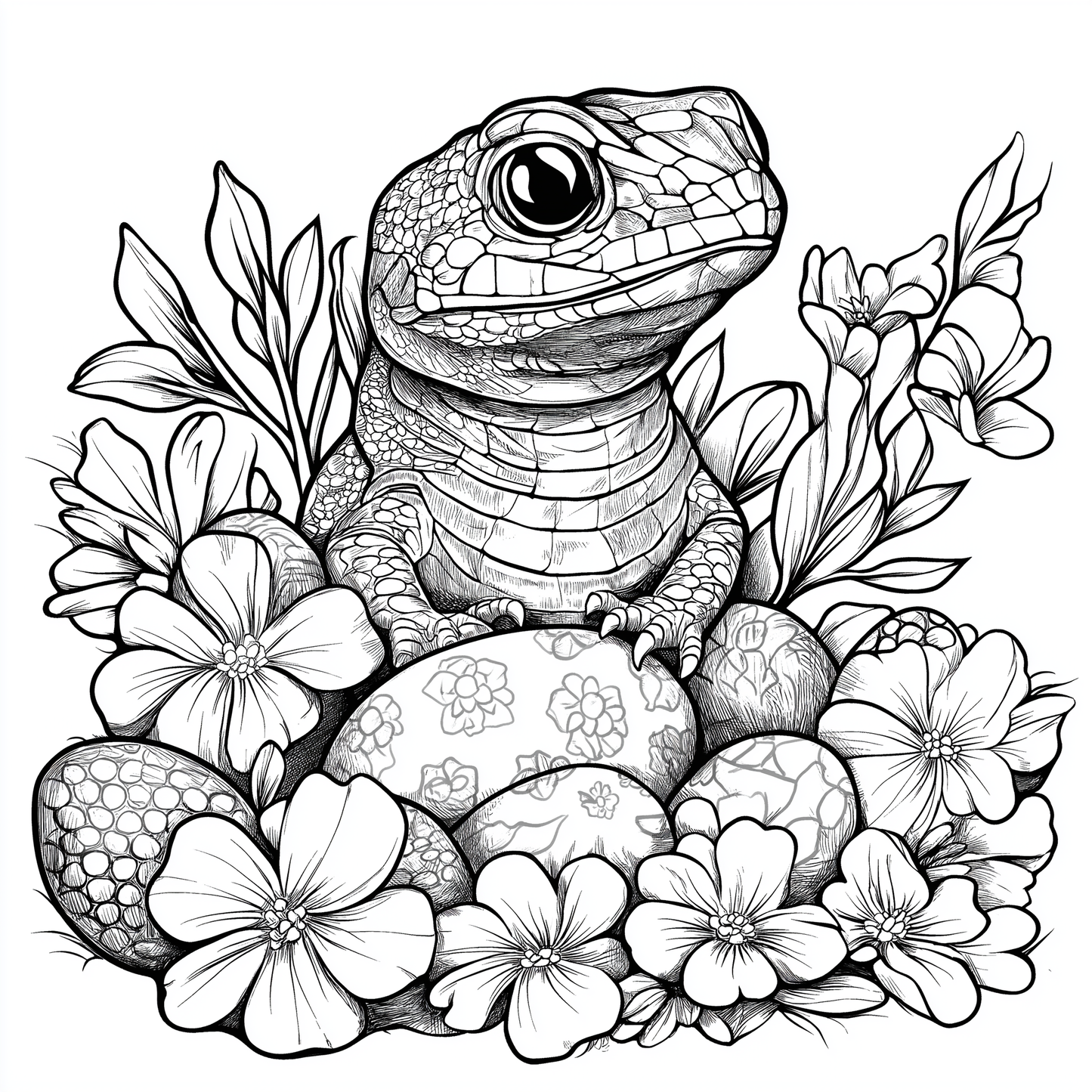 XL Australian Easter Colouring Book - 70 pages