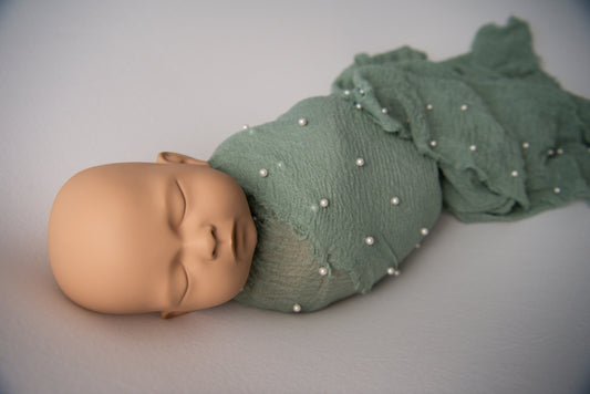Beaded Cotton Wrap