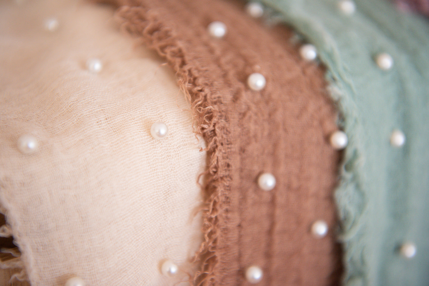 Beaded Cotton Wrap