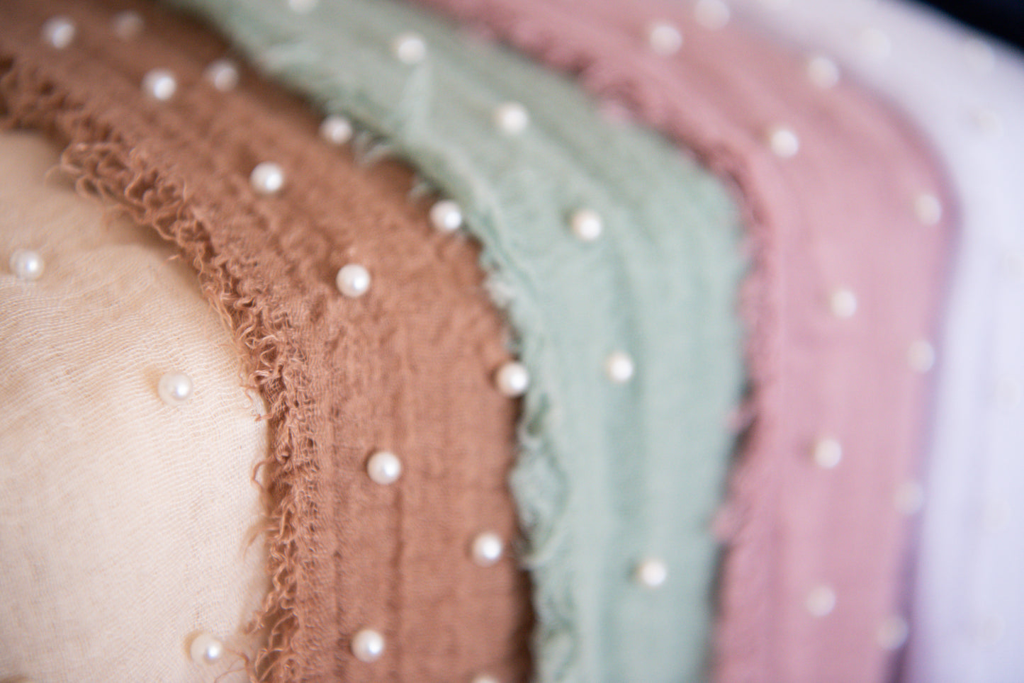 Beaded Cotton Wrap