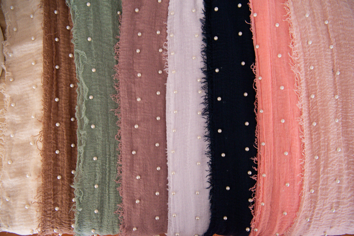 Beaded Cotton Wrap